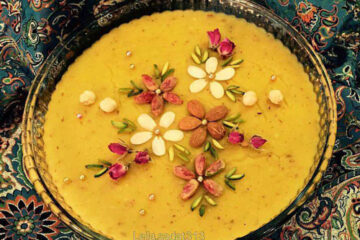طرز تهیه کاچی چهار مغز برای افطار