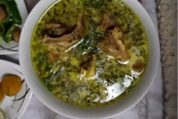 طرز تهیه تره شورباسی یا سوزی شورباسی • آبگوشت آذری