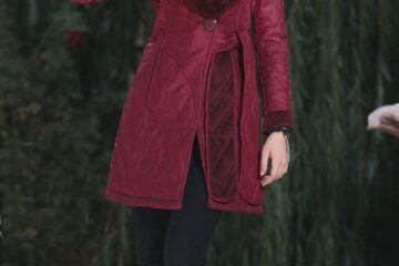 مدل جدید پالتو دخترانه ایرانی جیب دار و شیک زمستانی و پاییزه امسال