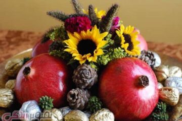 تزیین انار شب یلدا ۱۴۰۲ جدید و زیبا برای عروس