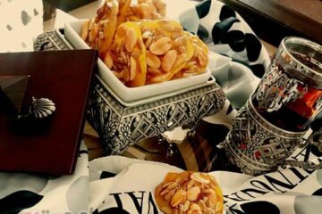 طرز تهیه سوهان عسلی چند مغز شیرینی مخصوص عید نوروز
