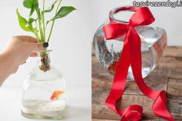 تزیین تنگ ماهی هفت سین با ایده های جالب و خلاقانه برای نوروز سال ۹۷