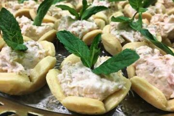 طرز تهیه تارت مرغ و پنیر فینگر فود خوشمزه و مجلسی