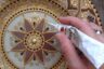 طرح خام نقطه کوبی و ویترای روی ظروف و شیشه