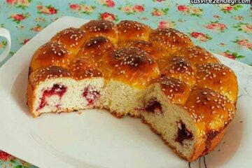 طرز تهیه نان بوحلته مارمالادی شیرین مناسب افطار