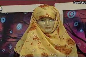 آموزش دوخت مقنعه لبنانی