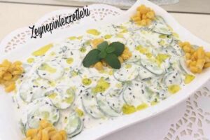 طرز تهیه مزه خیار ترکیه ای