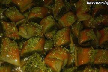 طرز تهیه رولت پسته شیرینی مخصوص عید نوروز و ماه رمضان