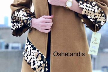 عکس جدیدترین مدل مانتو زمستانه شیک و مجلسی ۹۷ – ۲۰۱۸ مزون OsheTandis