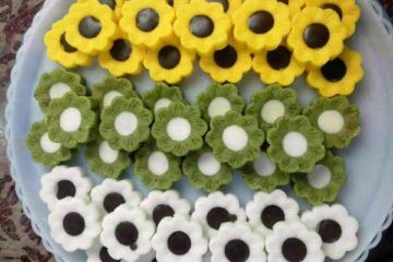 طرز تهیه شکوفه نارگیلی شیرینی خوشمزه و مجلسی مناسب عید نوروز