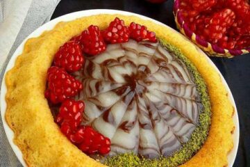 طرز تهیه تارت کیک کرمدار دسر شیک و مجلسی