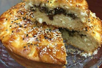 طرز تهیه نان شیرمال خرما و گردو برای ماه رمضان