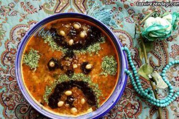 طرز تهیه آش گوجه فرنگی تبریزی (آش گوجه و آبغوره ترکی)