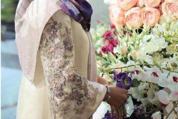 مدل مانتو مجلسی و کار شده شیک و زیبای مزون سهیلا زهدی