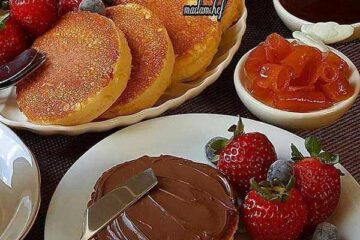 طرز تهیه پنکیک پفی خوشمزه برای صبحانه و عصرانه