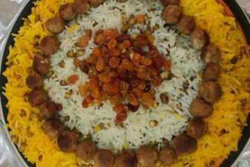 طرز تهیه انواع ماش پلو مجلسی و عکس تزیین ماش پلو