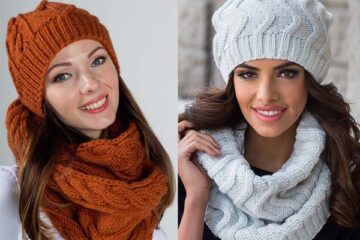 ۵۰ مدل شال و کلاه بافتنی دخترانه و زنانه جدید و زیبا