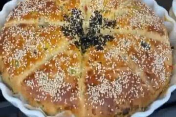 طرز تهیه نان صبحانه با سبزیجات؛ بسیار خوشمزه با بافتی عالی