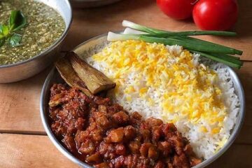 خورش ملاقورمه شمالی، خورش بدون گوشت خوشمزه و لذیذ