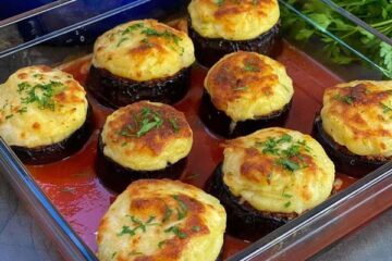 طرز تهیه بادمجان کبابی و پوره سیب زمینی؛ غذای خوشمزه و سریع