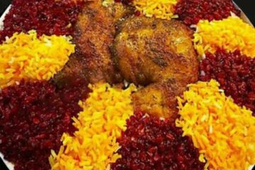 طرز تهیه زرشک پلو با مرغ [مجلسی و رستورانی]