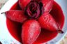 طرز تهیه کمپوت گلابی قرمز در منزل با ماندگاری بالا