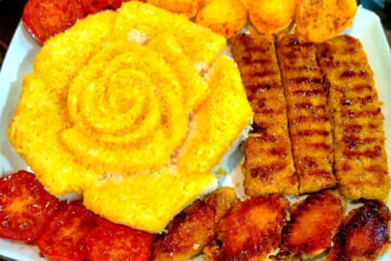 طرز تهیه کباب مرغ شکم پر مجلسی و لذیذ