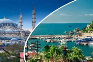 مقایسه دو شهر استانبول و آنتالیا برای گردشگری