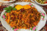 طرز تهیه لوبیا پلو با گوشت چرخ کرده و گوشت مرغ