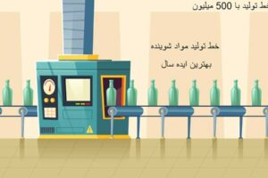 Launching a detergent production line with 500 million tomans