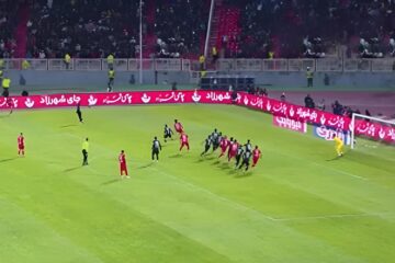 گل تراکتور به پرسپولیس؛ فیلم گل دیدنی ترابی به پرسپولیس + نتیجه بازی