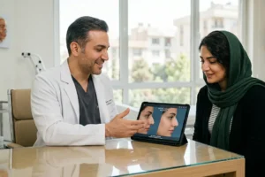 انتخاب مدل بینی را بر اساس فرم صورت