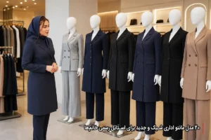 خرید مانتو اداری شیک و جدید