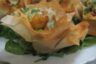 طرز تهیه کاپ میگو با خمیر فیلو
