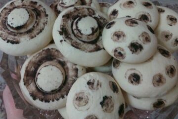 طرز تهیه شیرینی قارچی