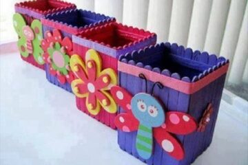 ایده هایی برای ساخت جامدادی با چوب بستنی