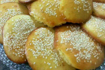طرز تهیه شیرینی کنجدی خانگی خوشمزه