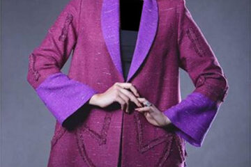 عکس مدل مانتو جدید زمستانی شقایق تفرشی