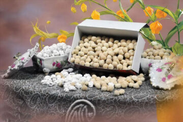 طرز تهیه حاج بادام / شیرینی نایینی عید